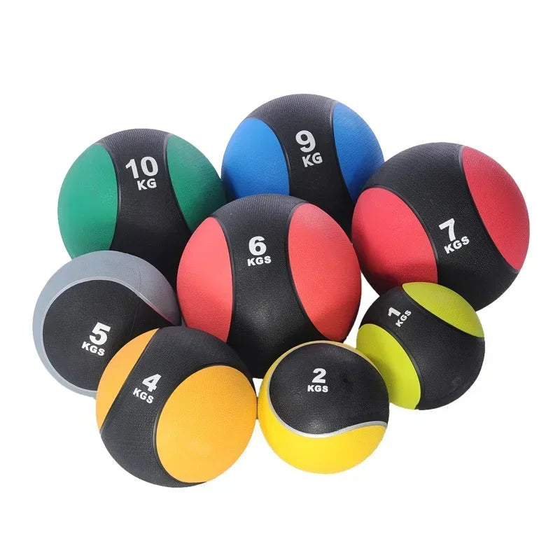 Upgrade New Rubber Medicine Ball Gravity Ball Fitness Solid Ball Exercise Arm Force Waist And Abdomen Rehabilitation Train