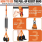 Pull Up Assistance Bands Set Resistance Strap for Pull-ups Assist for Men Women Hanging Training Body Stretching Chin-up Workout