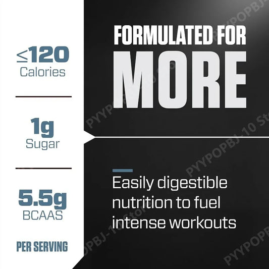 Whey Protein Powder Isolate Cookies Cream 650g of Protein 5.5g BCAAs Less Than 120 Cal Gluten Free