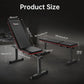Adjustable Weight Bench Flat Incline Strength Training Bench for Home Gym 5 Incline Levels 600 lb Weight Ccity Multifunctional