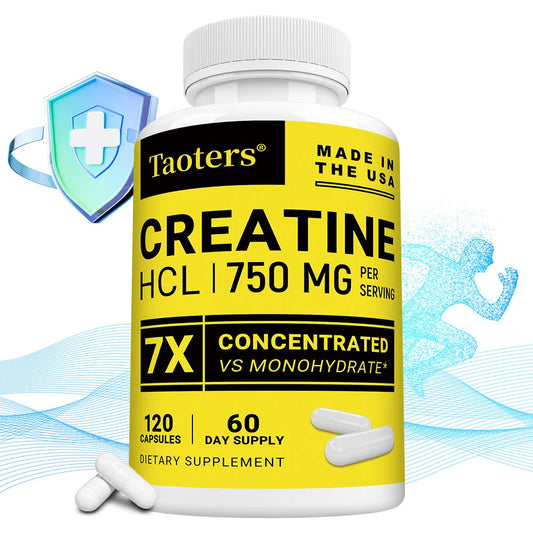 HCL Creatine Supplement, Enhances Focus, Strength, and Endurance, Suitable for Both Men and Women, Gluten-free, Non-GMO