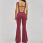 Yoga Jumpsuit Women One Piece Sports Set Fitness Bodysuit Workout Clothes for Women Sportwear Buttock lifting Set Activewear