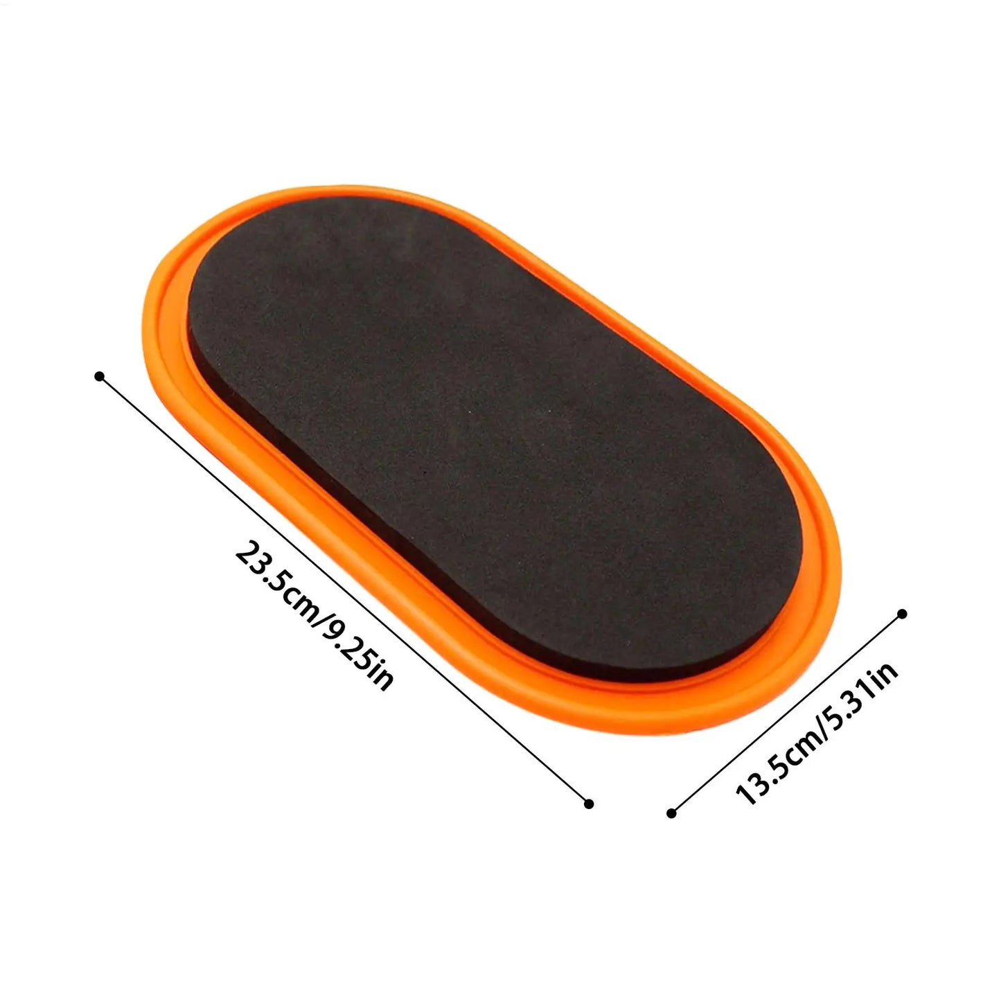 Core Sliders Oval Shape Fitness Gliders Sliding Discs Exercise Sliders for Women Men Home Bedroom Floor Gym Indoor Daily Routine