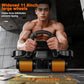 Ab Roller Wheel with Knee Mat - Abdominal Exercise Roller with Elbow Support Automatic Rebound for Women Men Black Core Strengt