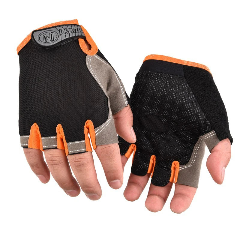 Mtb Gloves Cycling Breathable Gym Workout Gloves for Men Women Half Finger Non-slip Weight Lifting Motorcycle Fitness Gloves