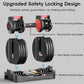 Adjustable Dumbbell Set of 2, Quick Weight Change for Home Gym Workout with Anti-Slip Handle