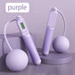 Dual Purpose Jump Rope Intelligent Counting Steel Wire Rope Sports Equipment Household Cordless Sports Load Jump Rope