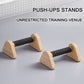 2pcs Wooden Push-up Bar Stands Gym Push Ups Rack Board Fitness Exercise Body Building Training Handstand Parallel Rod