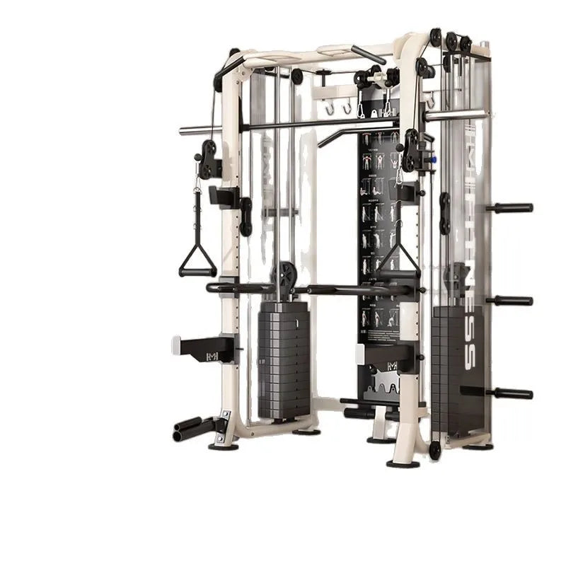 Squat And Bench Press Stand Multifunctional Machine Smith Comprehensive Trainer Flying Bird Gantry Frame Fitness Home Equipment
