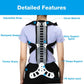 High Quality Aluminum Plate Lumbar Spinal Bad Back Posture Corrector Brace Humpback Orthopedic Strain Pain Relief