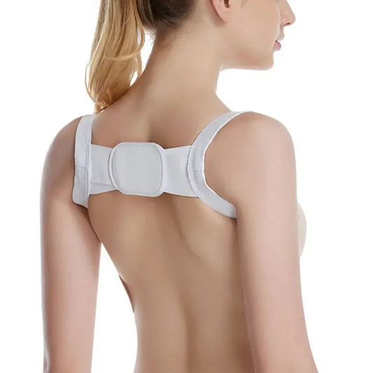 Back Posture Corrector Adjustable Support Shoulder Belt Adults Children Back Straightener Correction Spine Bone.(Black)