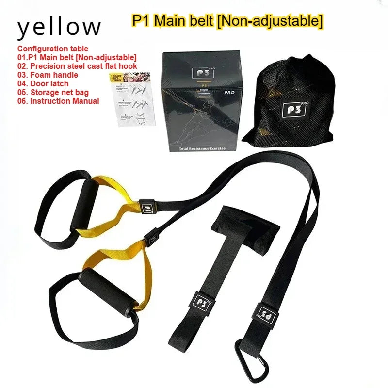 1Set Suspension Training Strap Fitness Strength Power Suspension Trainer  Yoga Strap Wall Mount Professional Trx Tensioner