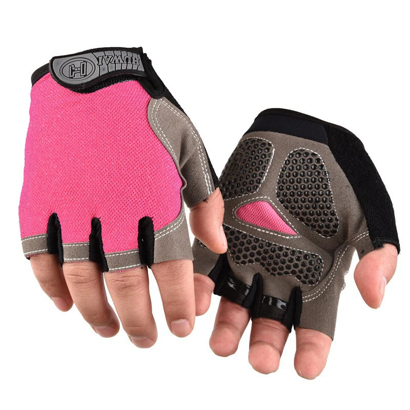Mtb Gloves Cycling Breathable Gym Workout Gloves for Men Women Half Finger Non-slip Weight Lifting Motorcycle Fitness Gloves