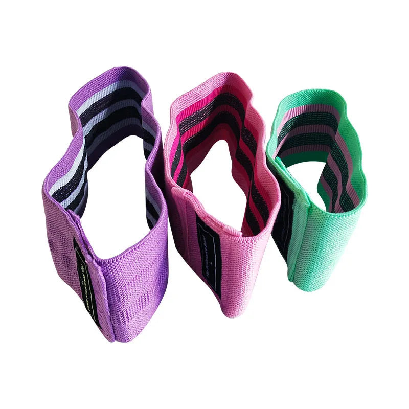 Fabric Resistance Hip Booty Bands Glute Thigh Elastic Workout Squat Circle Stretch Fitness Strips Loops Yoga Gym Equipment