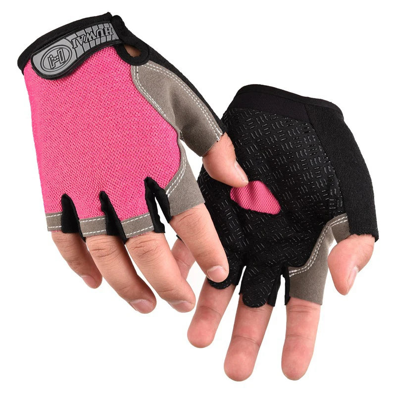 Mtb Gloves Cycling Breathable Gym Workout Gloves for Men Women Half Finger Non-slip Weight Lifting Motorcycle Fitness Gloves