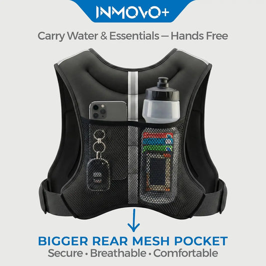 Women's 10 LB Weighted Vest, Adjustable Straps, Odor-Resistant for Running & Training
