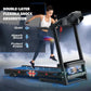 Folding Treadmill with Incline for Home 330 lbs Weight Capacity 3.5HP Quiet Motor 3Level Adjustable Incline Wide Running Belt 4