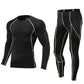 Men's Bodybuilding Activewear Fitness Suit with Elastic Compression Tights Slim Fit Workout Pants and Gym Muscle Boosting Runnin