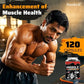 Muscle Builder Capsules - Helps Increase Strength, Endurance, Protein Synthesis,Promotes Faster Muscle Growth, Abs, Energy