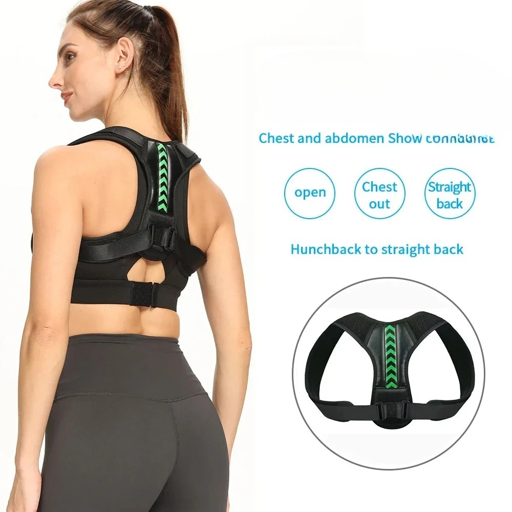 Back Shoulder Posture Corrector Belt Clavicle Spine Support Reshape Your Body Home Office Sport Upper Back Neck Brace