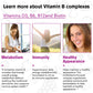 LUKAREE Vitamin B Complex for Men and Women with Biotin & Folic Acid Super Promote Human Metabolism ,Energy, Nerve Blood Support