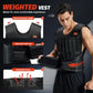 44lbs Adjustable Weighted Vest Set with Steel Plates - 5-Piece Body Weight Training Kit Includes Wrist Ankle Weights - Ergonomi