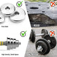 3-in-1 Adjustable Dumbbell Set 44-88 LBS - Barbell & Dumbbells with Connecting Rod for Home Gym Workout