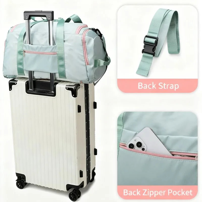 Travel Gym Bags Dry Wet Separation Shoulder Bag Yoga Fitness  Backpack Men Women Waterproof With Shoe Compartment Sports Handbag