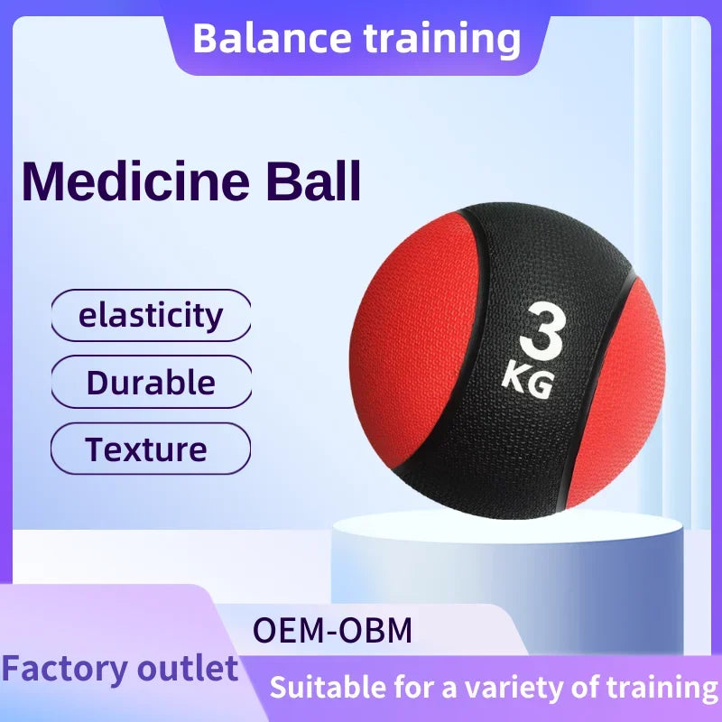 Fitness Medicine Balls 5 10, 15 20 25 30 50LB Rehabilitation  Weight Strength Train Conditioning Exercises, Cardio Gravity Ball