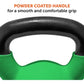 GYMENIST Kettlebell Fitness Iron Weights with Neoprene Coating Around The Bottom Half of The Metal Kettle Bell for Home Gym Str