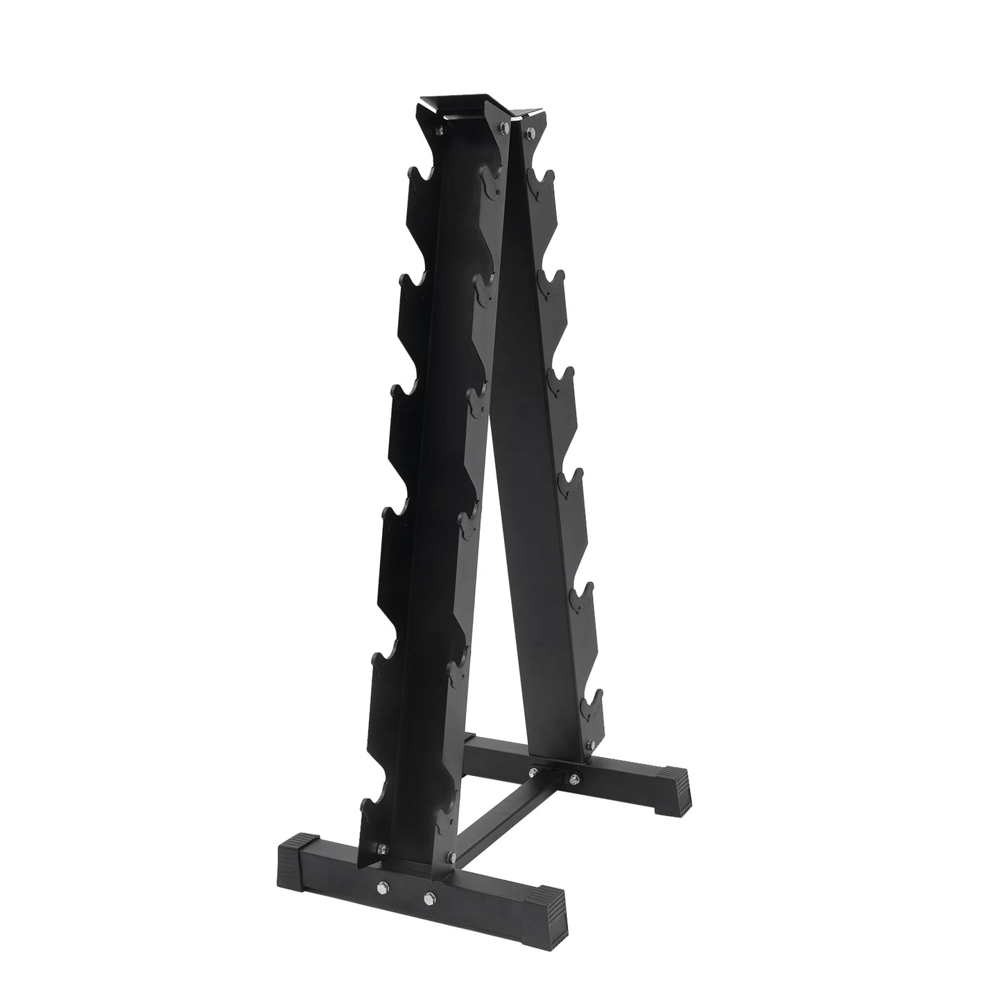 6-Tier Weight Rack for Dumbbell (Accommodate 6 Pairs), Strength Training Dumbbell Rack Stand Only, 660lbs Weight Capacity, Black