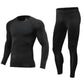 Men's Bodybuilding Activewear Fitness Suit with Elastic Compression Tights Slim Fit Workout Pants and Gym Muscle Boosting Runnin