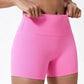 Hearuisavy Summer Running Sports Shorts Women Buttock Lift Leggings Women Cycling Slim Fit Workout Shorts High Waist Yoga Shorts