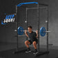 Power Cage MultiFunctional Squat Rack for Home Gym with Cable Crossover System 1600LBS Weight Capacity Strength Training Equipm