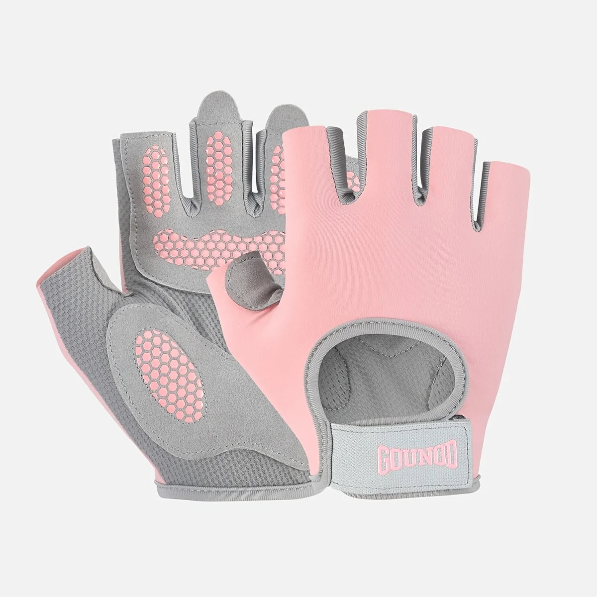 GOUNOD 1 pair of half-finger sports gloves, anti-slip and breathable sports gloves, weightlifting and yoga, comfortable fitness