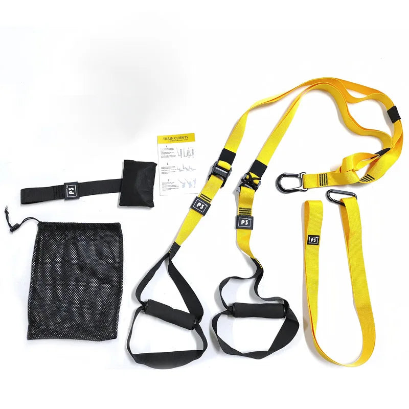 New Fitness Suspension Hanging Training Fitness Strength P3 Hanging Trainer Adjustable Yoga Belt Wall Mounted Sports Belt Yoga