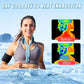 35x9cm Reusable Cooling Ice Scarf – Summer Neck Wrap & Pet Cooler, Hydrating Polymer Core,Chill Activated for Sports&Heat Relief