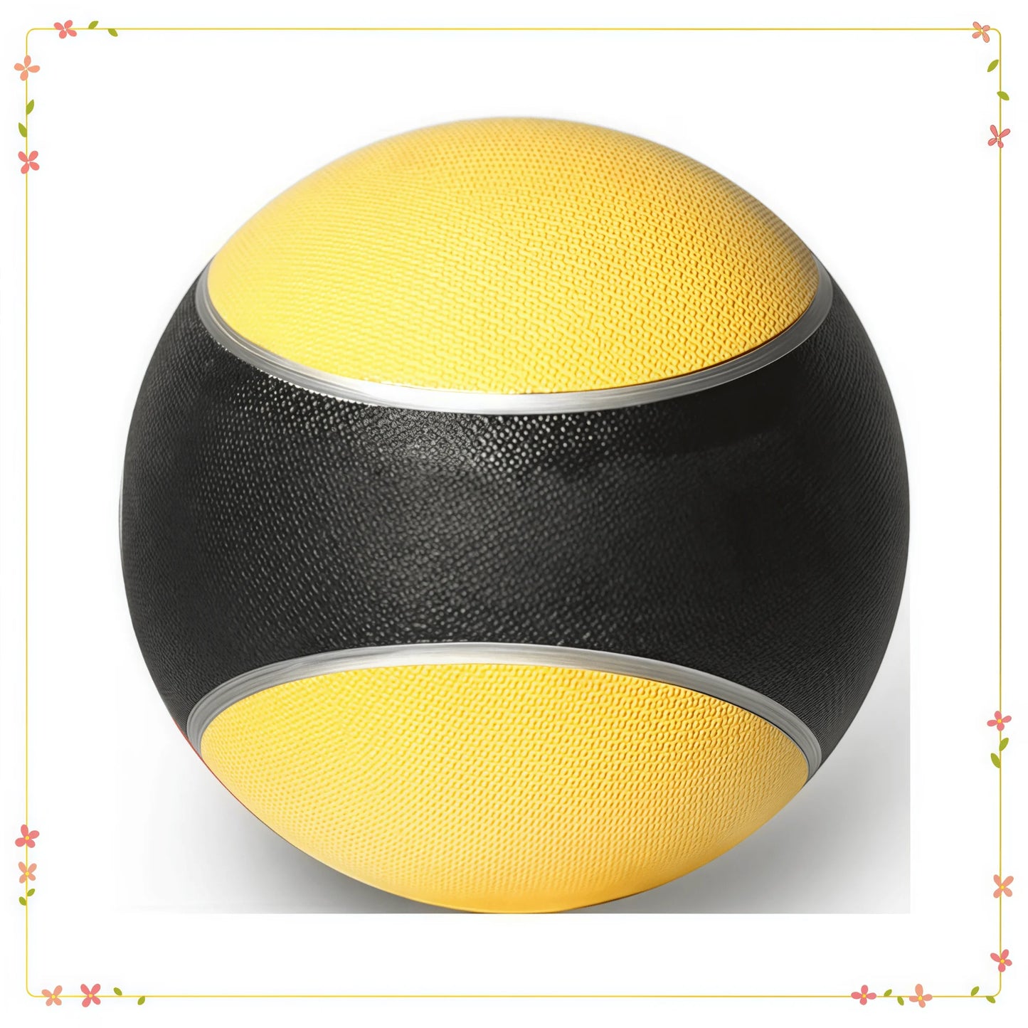 Barbell Rubber Medicine Ball, 8lb