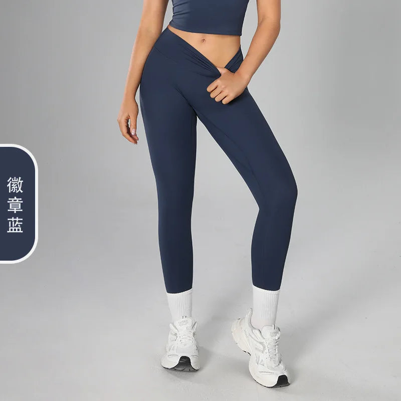 Yoga Sporty Leggings For Women Fitness Women's Leggings Sports Tights Pants Sportswear Woman Gym Trousers Yoga Workout Clothes