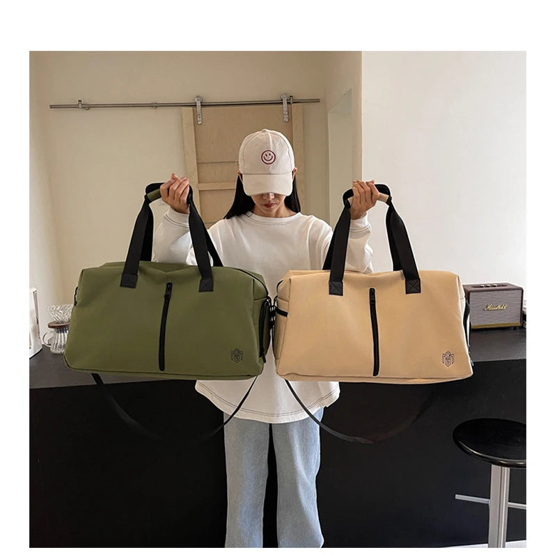 1pcs  Gym Bag for Men & Women,Water Resistant Sports Duffel Bag with Shoe Compartment & Wet Pocket for Travel Weekender & Fitne