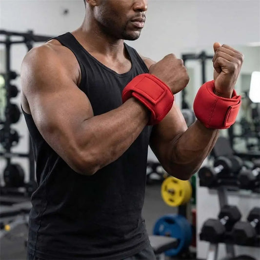 2Pcs 1LB Weight Ankle Weights Breathable Material Durable Construction Wrist Weights Weight-Bearing Fitness Comfortable Design