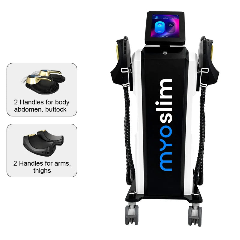 Professional Ems Body Sculpt Machine Myoslim Neo Muscle Stimulators Full Body Massager 5 handles with Pelvic Floor Cushion