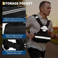 Adjustable Neoprene Weighted Vest for Walking, Jogging and Running, Weight Training Vest with Reflective Strips and Mesh Storage