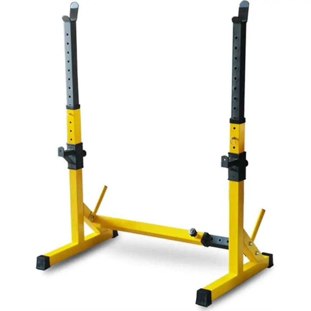 Adjustable Multi-Functional Squat and Bench Rack for Home Gym Strength Training