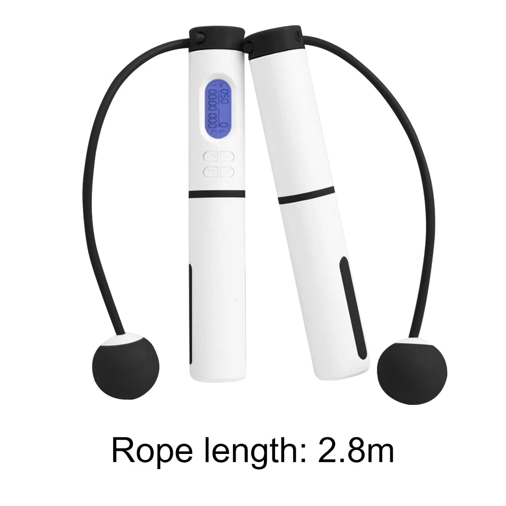 LED Digital Display Weighted Smart Speed Jump Rope Sports Exercise Skipping Rope