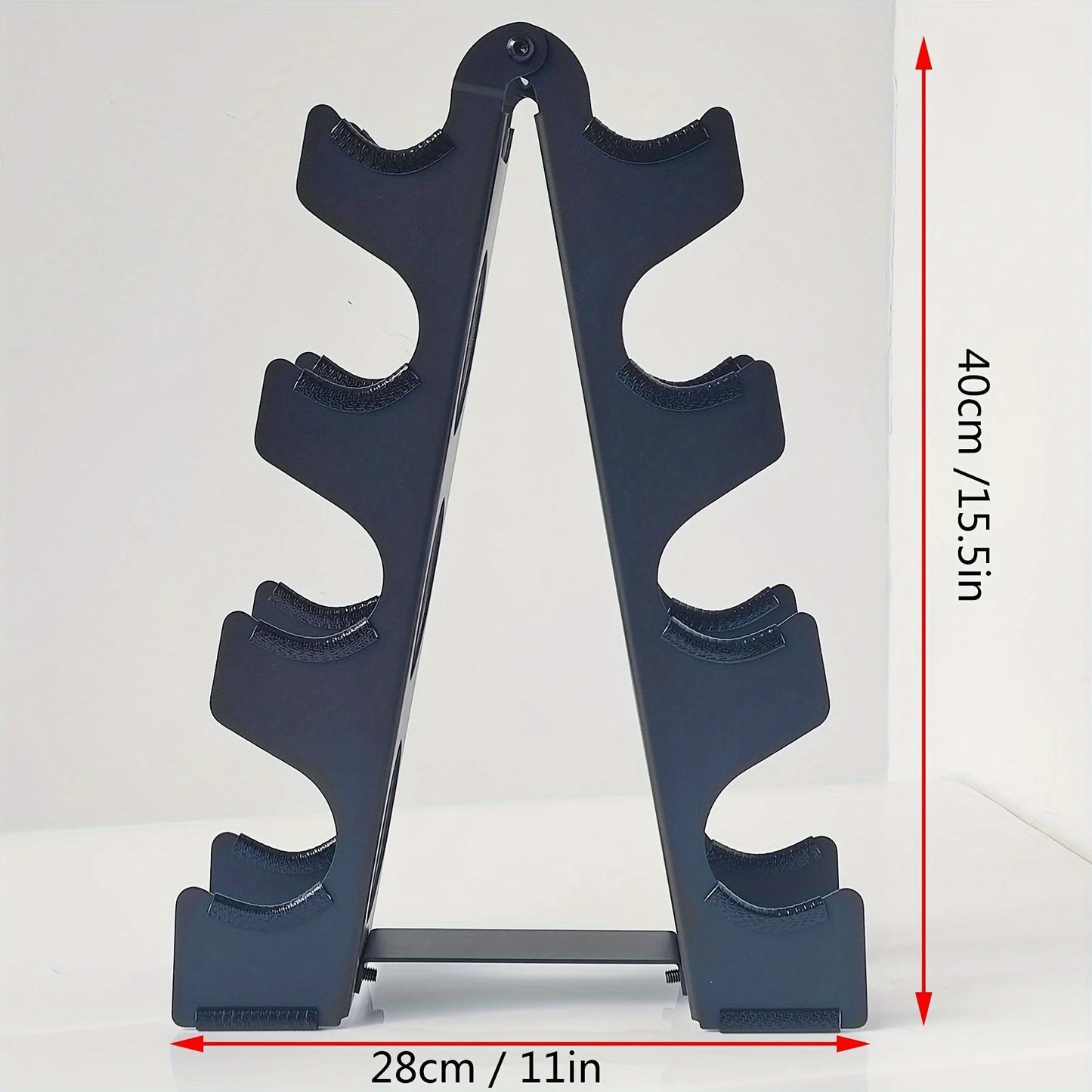 3、4 Tier Heavy Duty Dumbbell Rack, Weight Plate Storage Stand, Compact Home Gym Organizer for Dumbbells & Barbells