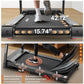 Treadmill with Incline for Home, Folding Treadmill with 300LBS Capacity, 7.5MPH, 16'' Wide Belt, 64 Programs, Shock Absorption,