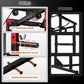 Power Cage, Multi-Function Power Rack with Adjustable Cable Crossover System, 2000LBS Squat Rack for Home Gym with More Training