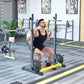 570lbs Capacity Home Gym with Storage, Squat Stand, Bench Press Rack, Bar Rack, Adjustable Dumbbell Rack for Strength Training a