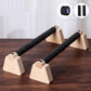 1 Pair Street Fitness Push Up Bar Solid Wood Non-slip Push-up Rack Stable Planche Push-up Home Exercise Equipment Push-up